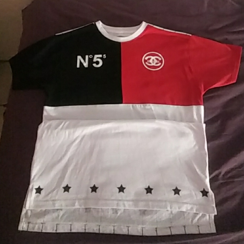 red & white